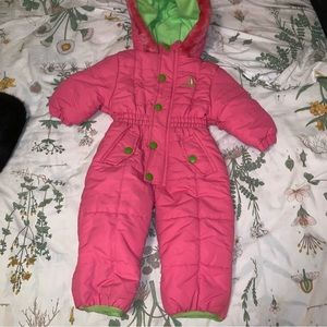 Rugged bear snow suit